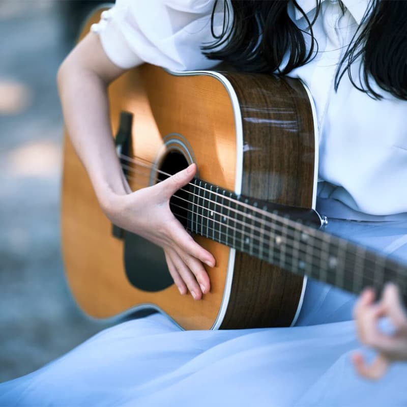 アコースティックギターの画像